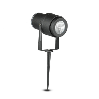 V-TAC - VT-857 12W Oprawa ogrodowa SPIKE / Barwa:Zielona / Obudowa: Czarny - 7546