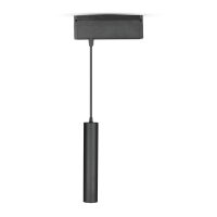 V-TAC - VT-4315 15W Lampa wisząca LED na szynoprzewód / Barwa:4000K / Czarny / IP20 / Zasilanie:24V  - 7969