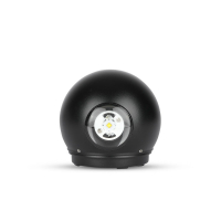 V-TAC - VT-836 6W Lampa ścienna LED / Barwa:3000K / Obudowa: Czarna - 8303