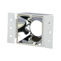 V-TAC - VT-890 Oprawa wpuszczana Spot / Trzonek:GU10 / Kwadratowa  / Biały FRAME+ / Chrom REFLECTOR - 8880
