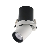 V-TAC - VT-419 18W Oprawa downlight LED na teleskopie / Chip SAMSUNG / Barwa:4000K / Obudowa: Biały + Czarny - 20049
