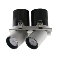 V-TAC - VT-436 36W Oprawa downlight LED na teleskopie / Chip SAMSUNG / Barwa:4000K / Obudowa: Biały + Czarny - 20050