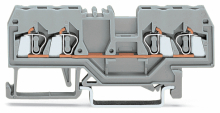 WAGO - 4-przewodowa złączka przelotowa 2,5 mm2, żółty - 280-832