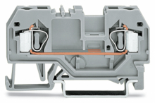 WAGO - ZŁĄCZKA 2-PRZEWODOWA 4 MM2 ŻÓŁTA. - 281-906