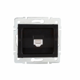 KANLUX - Gniazdo komputerowe pojedyncze (RJ45Cat 5e Jack) LOGI 02-1390-042 cm   - 33585