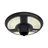 V-TAC - 10W Ogrodowa Lampa Solarna z czujnikiem ruchu / Barwa:4000K / Obudowa: Czarna - 5152
