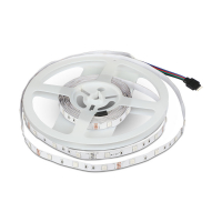 V-TAC - Zestaw Taśma LED z zasilaczem i sterownikiem / Barwa: RGB / Wtyczka BS / IP20 / Rolaka:2x5m - 2631