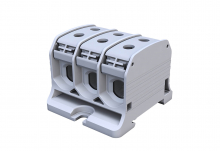 SIMET - ZŁĄCZKA SZYNOWA GWINTOWA STB 50-3X AL/CU 87330 SIMBLOCK SZARY - 81004002