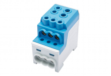 SIMET - BLOK ROZDZIELCZY DYSTRYBUCYJNY SDB 200 AL/CU 80030 SIMBLOCK NIEBIESKI - 81602003