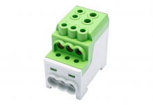 SIMET - BLOK ROZDZIELCZY DYSTRYBUCYJNY SDB 200 AL/CU 80030 SIMBLOCK ZIELONY - 81602005