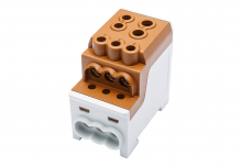 SIMET - BLOK ROZDZIELCZY DYSTRYBUCYJNY SDB 200 AL/CU 80030 SIMBLOCK BRĄZOWY - 81602015