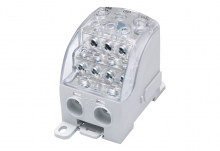 SIMET - BLOK ROZDZIELCZY UNIWERSALNY SUB 400 AL/CU 82080 SIMBLOCK SZARY - 81651002