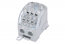 SIMET - BLOK ROZDZIELCZY UNIWERSALNY SUB 490 AL/CU 82090 SIMBLOCK SZARY - 81652002