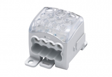 SIMET - BLOK ROZDZIELCZY UNIWERSALNY SUB 270 AL/CU 82070 SIMBLOCK SZARY - 81655002