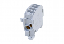 SIMET - BLOK ROZDZIELCZY ODGAŁĘŹNY SCB 25 AL/CU 80110 SIMBLOCK SZARY - 81501002