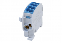 SIMET - BLOK ROZDZIELCZY ODGAŁĘŹNY SCB 25 AL/CU 80110 SIMBLOCK NIEBIESKI - 81501003