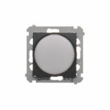 KONTAKT SIMON - Sygnalizator świetlny LED – światło białe (moduł) 230V~; czarny - DSS1.01/49