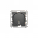 KONTAKT SIMON - Dzwonek elektroniczny (moduł) 8–12 V~; czarny - DDT1.01/49