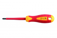 HOGERT - ŚRUBOKRĘT PZ0, 60 MM, 1000 V, STAL S2 - HT1S940