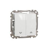 SCHNEIDER ELECTRIC - ŁĄCZNIK ŻALUZJOWY 10AX BIAŁY SEDNA DESIGN - SDD111104