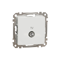 SCHNEIDER ELECTRIC - GNIAZDO ANTENOWE TV KOŃCOWE 4DB BIAŁY SEDNA DESIGN - SDD111471