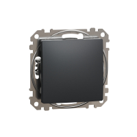 SCHNEIDER ELECTRIC - ŁĄCZNIK POJEDYNCZY 10AX CZARNY ANTRACYT SEDNA DESIGN - SDD114101