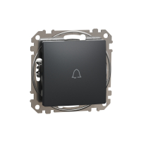 SCHNEIDER ELECTRIC - PRZYCISK DZWONEK CZARNY ANTRACYT SEDNA DESIGN - SDD114131