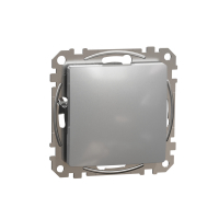 SCHNEIDER ELECTRIC - Zaślepka, srebrne aluminium Sedna Design - SDD113904
