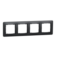 SCHNEIDER ELECTRIC - RAMKA POCZWÓRNA CZARNY ANTRACYT SEDNA DESIGN - SDD314804