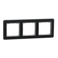 SCHNEIDER ELECTRIC - Ramka 3-krotna, szkło przydymione Sedna Elements - SDD362803