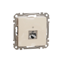 SCHNEIDER ELECTRIC - Sedna Design, Gniazdo komputerowe RJ45 kat.5e STP, beżowy - SDD112451S