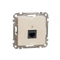 SCHNEIDER ELECTRIC - Sedna Design, Gniazdo komputerowe RJ45 kat.6 UTP, beżowy - SDD112461