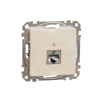 SCHNEIDER ELECTRIC - Sedna Design, Gniazdo komputerowe RJ45 kat.6 STP, beżowy - SDD112461S