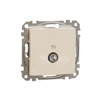 SCHNEIDER ELECTRIC - Sedna Design, Gniazdo TV końcowe (4dB), beżowe - SDD112471