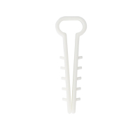 ELEKTROPLAST OPATÓWEK - UCHWYT SZYBKIEGO MONTAŻU PŁASKI USMP-2 2X2,5MM BIAŁY /100SZT/ - 16.1