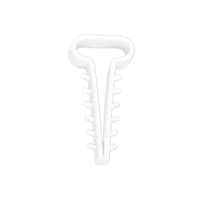 ELEKTROPLAST OPATÓWEK - UCHWYT SZYBKIEGO MONTAŻU PŁASKI USMP-4 4X2,5MM BIAŁY /100SZT/ - 16.3