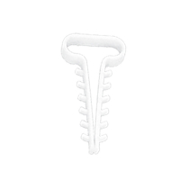 ELEKTROPLAST OPATÓWEK - UCHWYT SZYBKIEGO MONTAŻU PŁASKI USMP-5 5X2,5MM BIAŁY /100SZT/ - 16.4