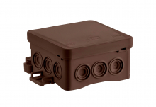 SIMET - PUSZKA NATYNK 75X40X75 NS5 BEZHALOGENOWA IP54 UV BRĄZOWY FASTBOX&HOOK - 35360115