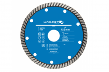 HOGERT - TARCZA DIAMENTOWA 125 MM, TURBO, SUPER CIENKA - HT6D712