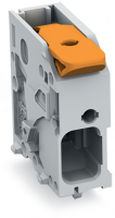 WAGO - złączka do płytek drukowanych dźwignia 6 mm2, szara - 2606-1101