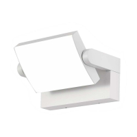 V-TAC - 17W Lampa ścienna LED / Barwa:3000K / Obudowa: Biała / Kwadratowa - 2934