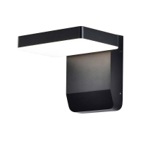 V-TAC - 17W Lampa ścienna LED / Barwa:3000K / Obudowa: Czarna / Kwadratowa - 2944