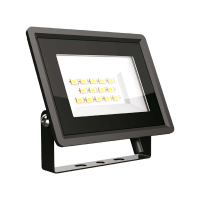 V-TAC - 10W Naświetlacz LED / Seria: F-Class / Barwa:4000K / Obudowa: Czarna - 6728