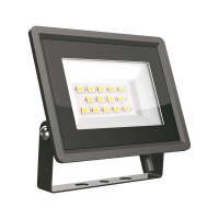 V-TAC - 10W Naświetlacz LED / Seria: F-Class / Barwa:6500K  / Obudowa: Czarna - 6729