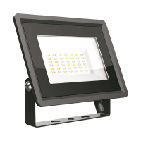 V-TAC - 50W Naświetlacz LED / Seria: F-Class / Barwa:3000K / Obudowa: Czarna - 6749