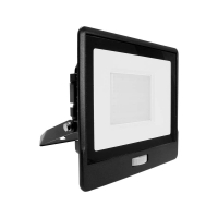 V-TAC - 50W Naświetlacz LED SMD z czujnikiem ruchu i mufą kablową / Chip SAMSUNG / Barwa:4000K / Obudowa: Czarna - 20266