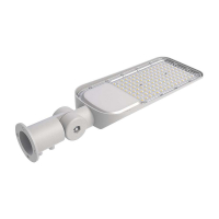 V-TAC - 30W Lampa uliczna LED z regulowanym uchwytem / Chip SAMSUNG / Barwa:4000K / Obudowa: Szara  - 20422