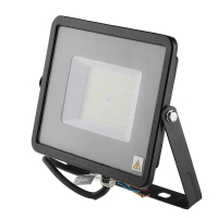 V-TAC -  50W Naświetlacz LED SMD / Chip SAMSUNG / Barwa:6400K / Obudowa: Czarna  / Wydajność: 115lm/w - 21761