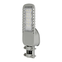 V-TAC - 30W Lampa uliczna LED Slim / Chip SAMSUNG / Barwa:6500K / Wydajność: 135lm/w - 21957