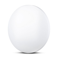 V-TAC - 18W Plafon LED DOME / Średnica: 300 /  Klosz: Mleczny / Barwa:3w1 - 217605